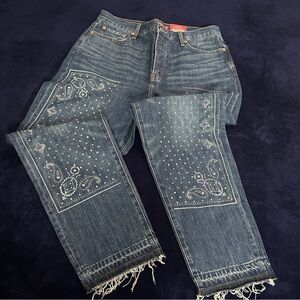 Women’s Lucky Brans Blue Denim Jeans - Classic Straight Fit